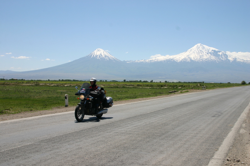 Libor F. near Ararat mountain